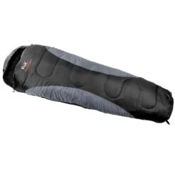 Fox Outdoor Economic Mummy Sleeping Bag Black/Grey