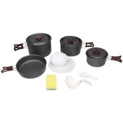 Fox Outdoor Mess Kit Large Anonized Aluminium