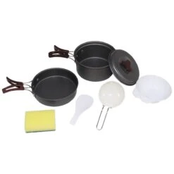 Fox Outdoor Mess Kit Small Anonized Aluminium
