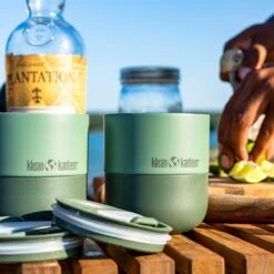 Klean Kanteen Rise 280ml Lowball Tumbler W/Flip Lid Sea Spray -Klean Camping Shop Klean Kanteen Rise 280ml Lowball Tumbler Flip Lid Sea Spray 2 1200x1200