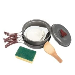 Mil-Tec Andonized Aluminium 2 Person Cook Set