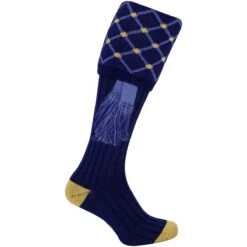 Jack Pyke Diamond Shooting Socks Navy